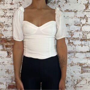 Cropped Aritzia top